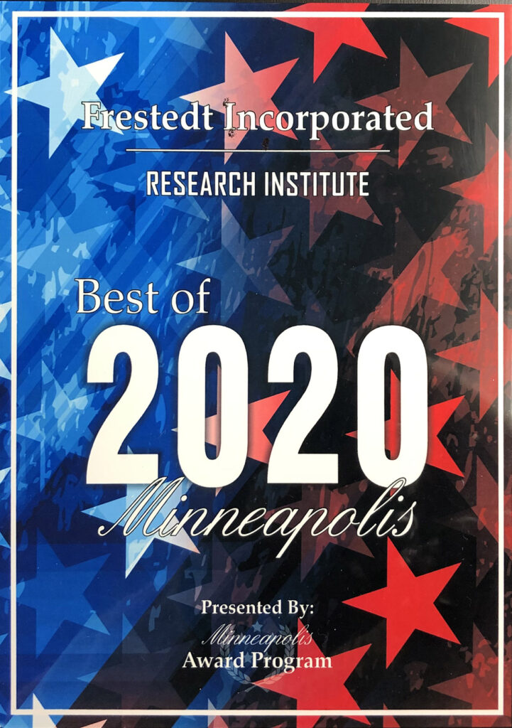 Award for Best of 2020 Minneapolis: Research Institute