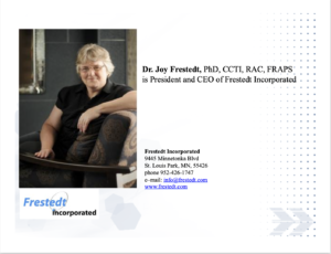 Photo of Joy Frestedt wiht Frestedt Incorporated conatct info